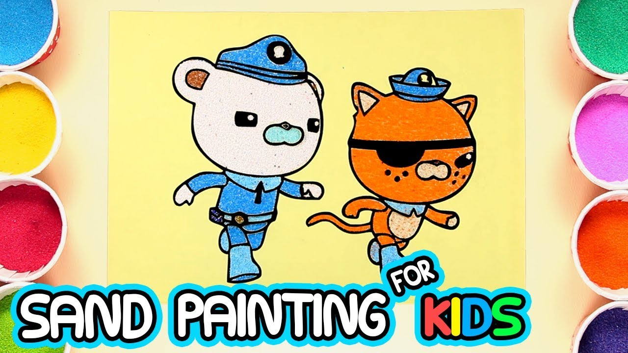 Captain Barnacles Coloring Pages Octonauts Sand Painting Captain Barnacles And Kwazii Octonauts Coloring Pages