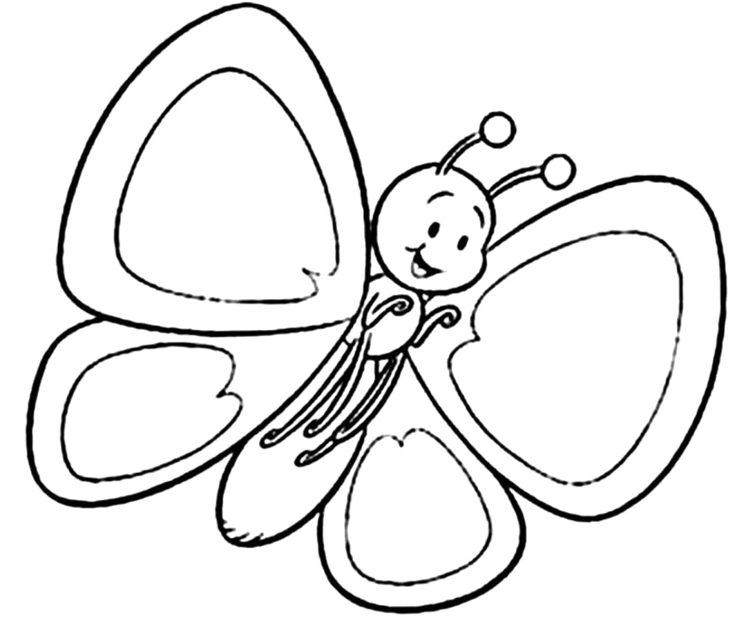 Cartoon Butterflies Coloring Pages Coloring Ideas Cartoon Butterfly Coloring Pages T Free Archives