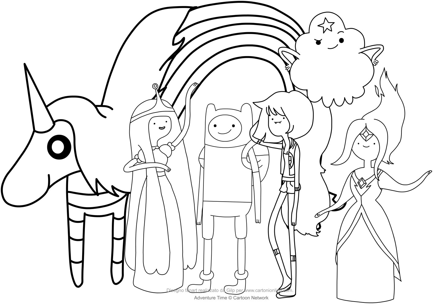 Cartoon Network Coloring Pages To Print Coloring Ideas Finn And Jake Coloring Pages Ideas At Getdrawings