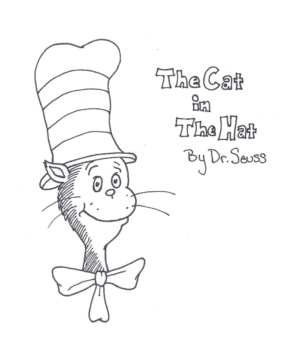 Cat In The Hat Coloring Page Best Photos Of Dr Seuss Hat Coloring Page Dr Seuss Coloring Seuss