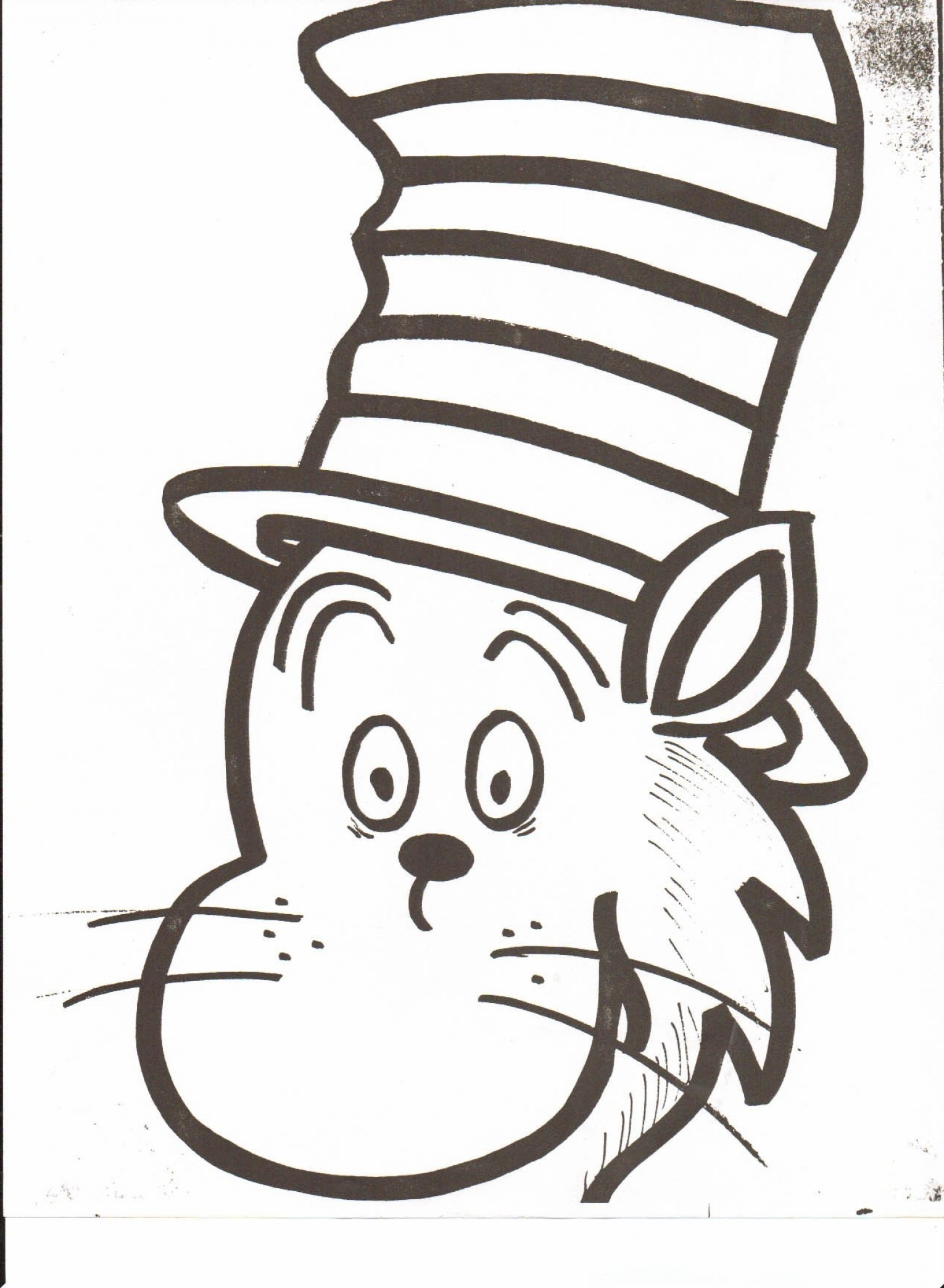 Cat In The Hat Coloring Page Cat In The Hat Coloring Pages New Dr Seuss Hat Coloring Page
