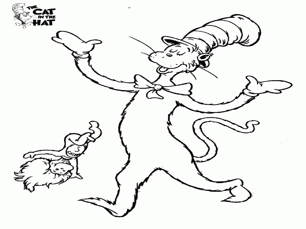 Cat In The Hat Coloring Page Coloring Pages Ibgqat Pictures In Gallery The Catat Coloring Pages