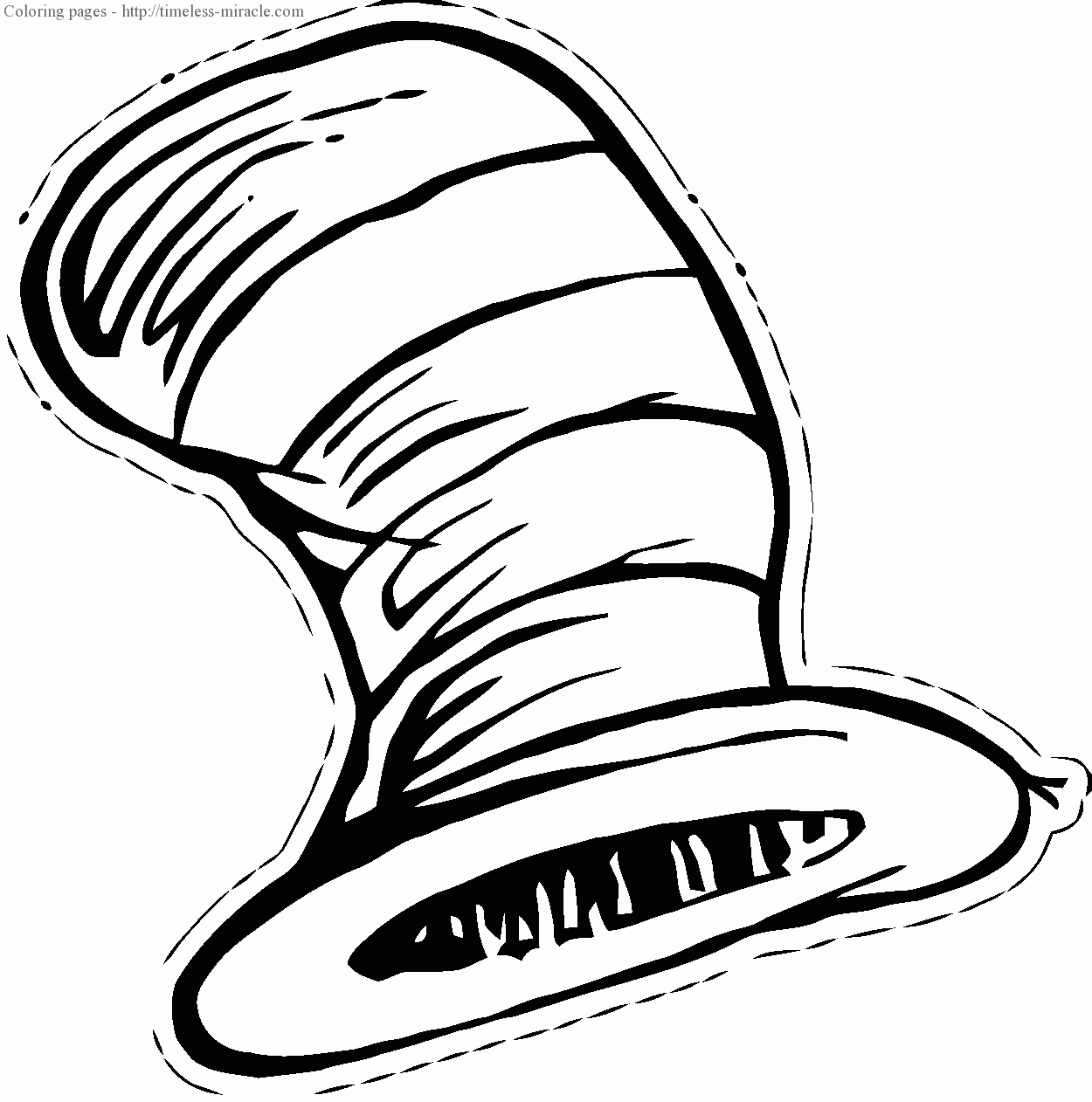 Cat In The Hat Coloring Page Dr Seuss Coloring Pages Cat In The Hat Drawing Dr Seuss Cat
