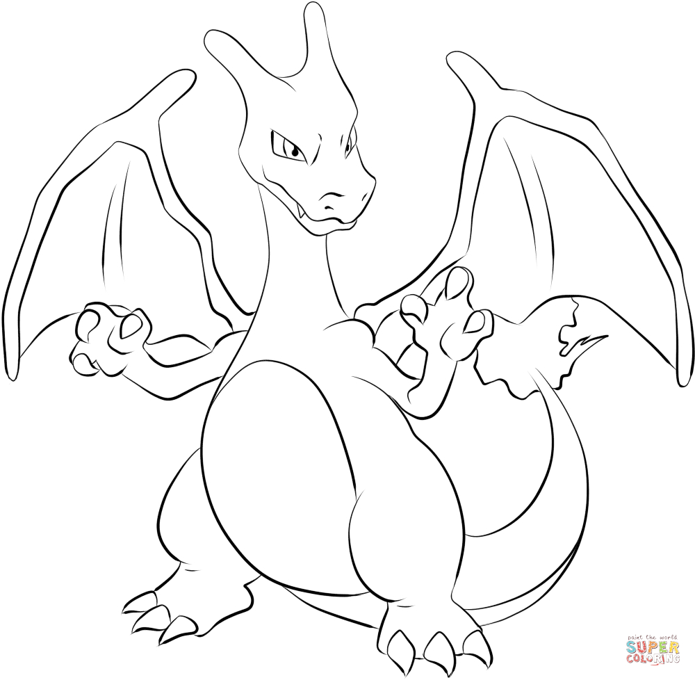Charizard Coloring Pages Charizard Coloring Page Free Printable Coloring Pages