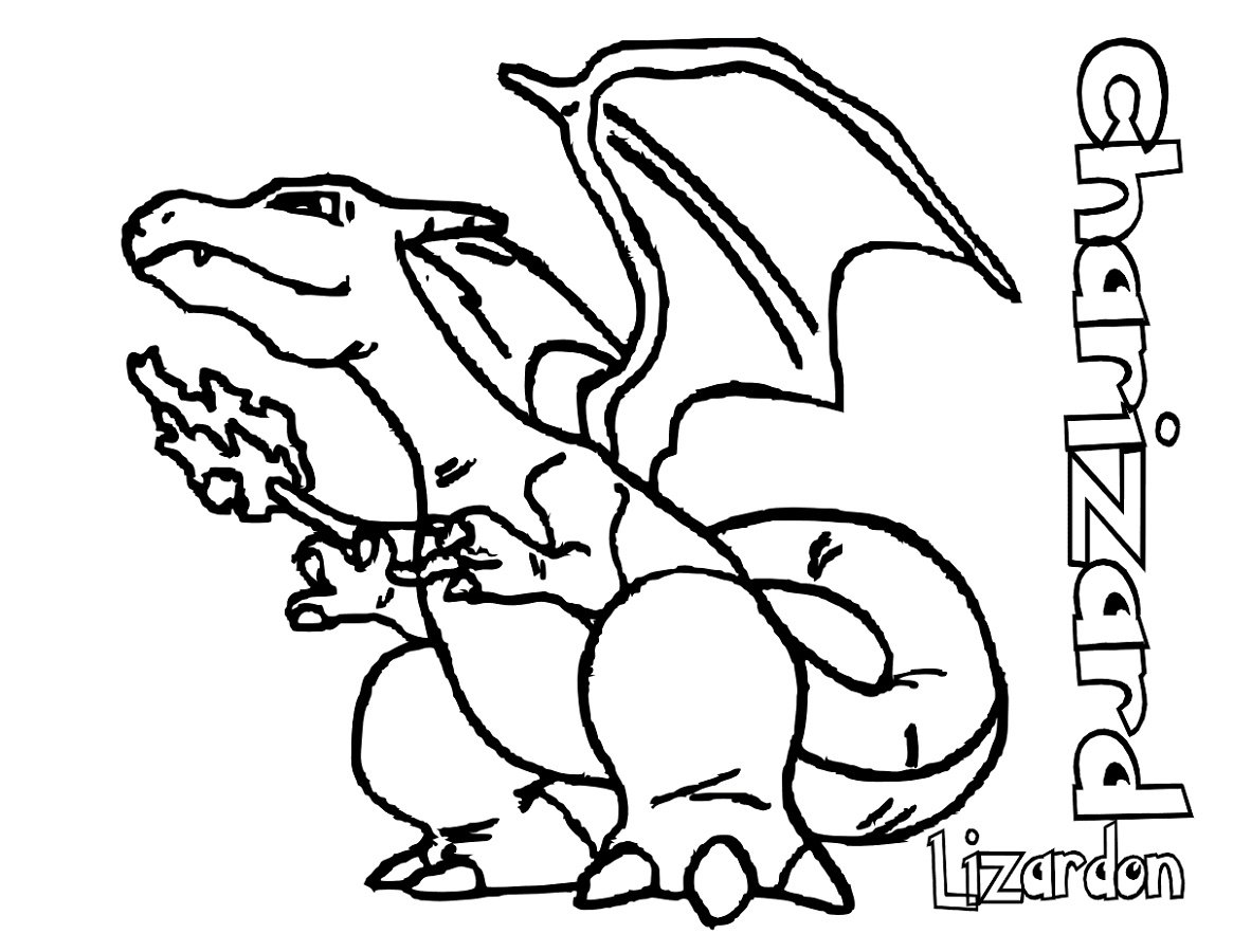 Charizard Coloring Pages Pokemon Coloring Pages Charizard Lizardon K5 Worksheets