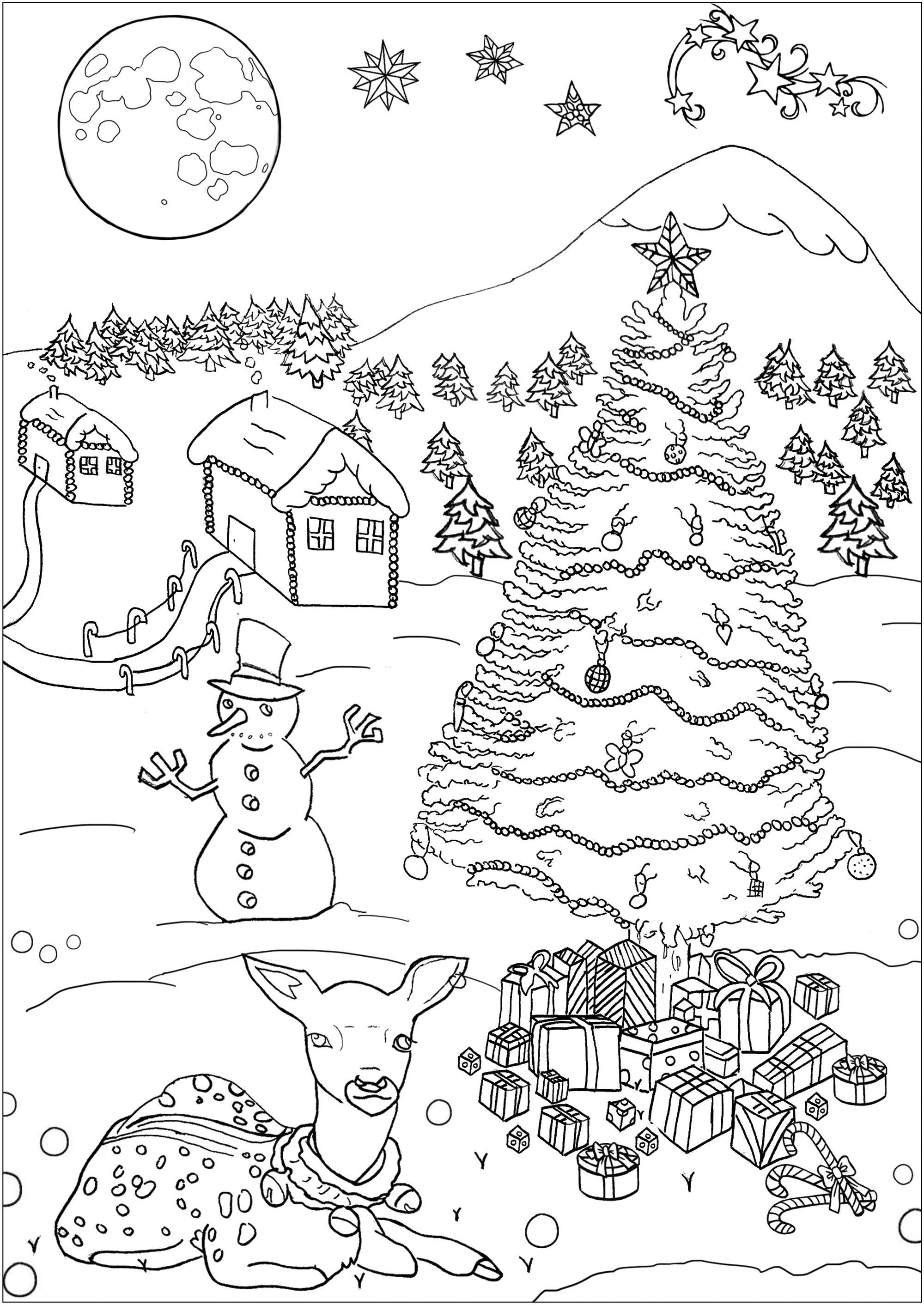 Children's Christmas Coloring Pages Free Christmas Free To Color For Children Christmas Kids Coloring Pages