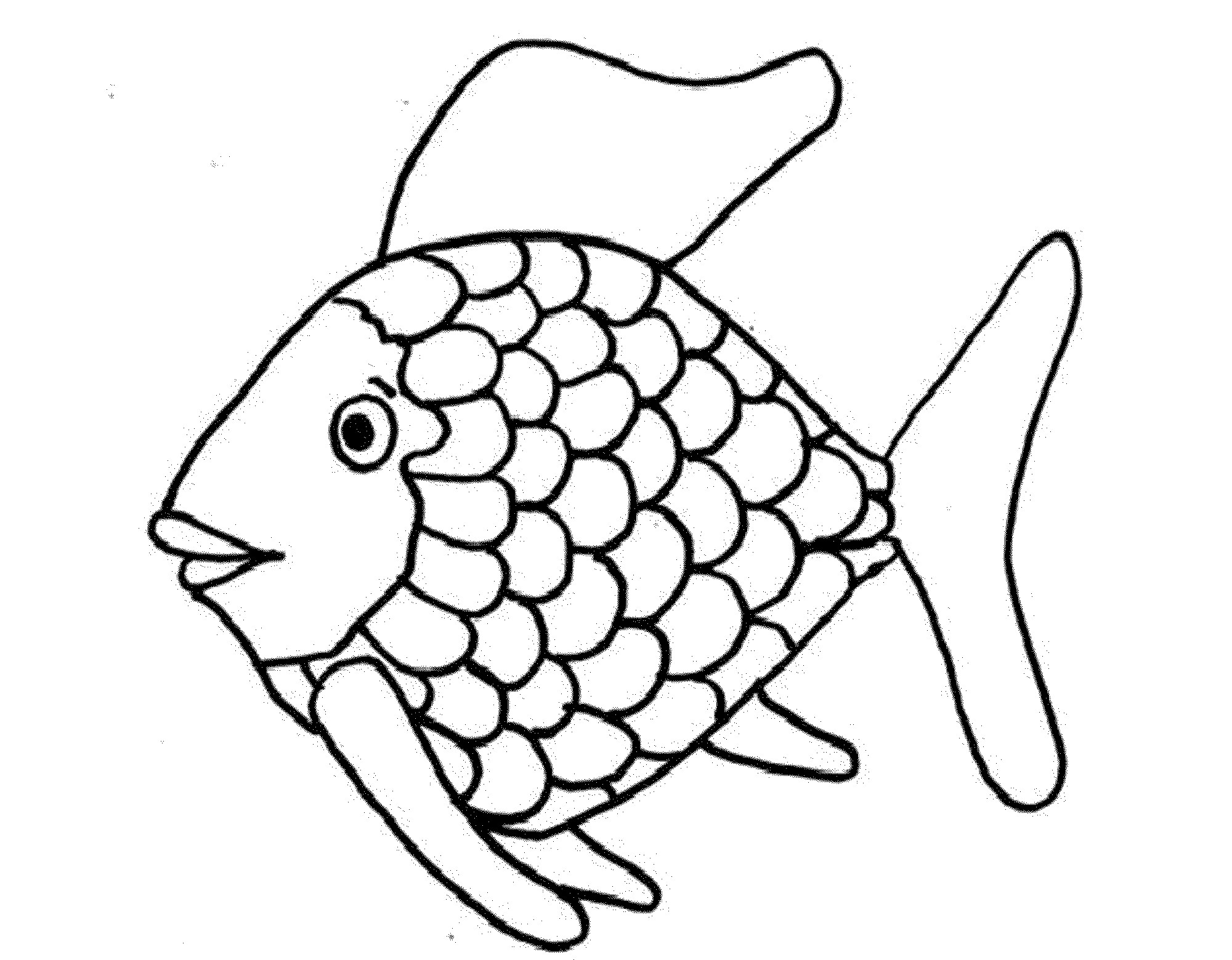 Children's Christmas Coloring Pages Free Coloring Pages Fish Coloring For Children Attachment Toddlers