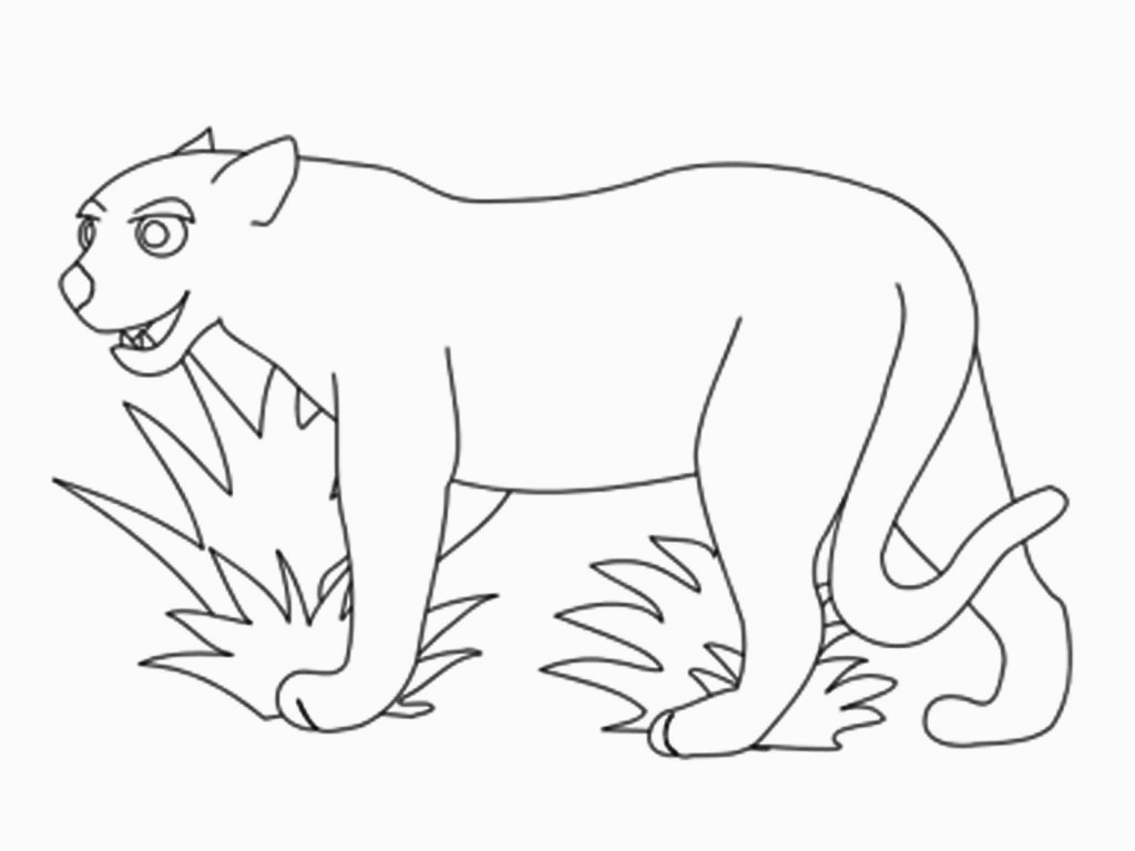 Chimpanzee Coloring Pages New Outline Animals For Colouring Li For Chimpanzee Coloring Page
