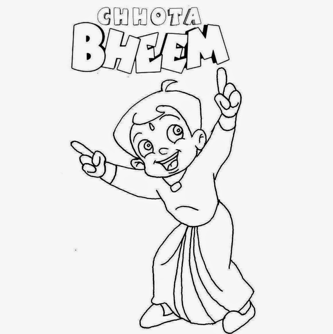 Chota Bheem Coloring Pages Chota Bheem Coloring Pages