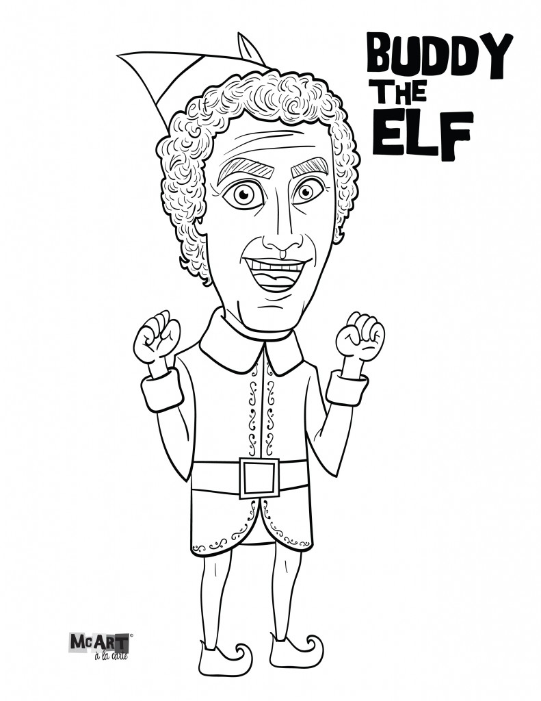 Christmas Elf Coloring Pages Christmas Elf On The Shelf Coloring Pages At Getdrawings Free