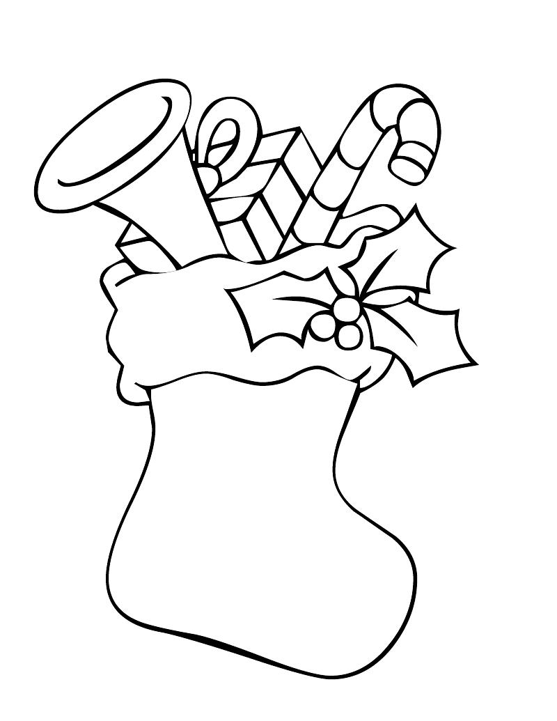 Christmas Toys Coloring Pages Christmas Stocking Coloring Pages Best Coloring Pages For Kids