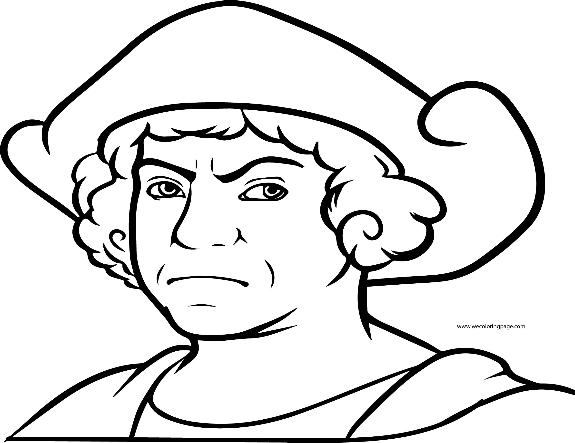 Christopher Columbus Coloring Pages Christopher Columbus Coloring Page Angry Wecoloringpage