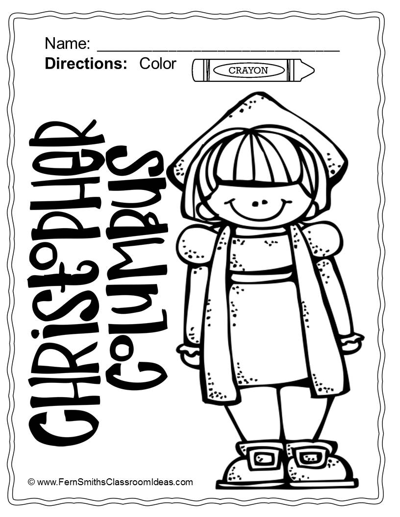 Christopher Columbus Coloring Pages Christopher Columbus Coloring Pages Printable At Getdrawings