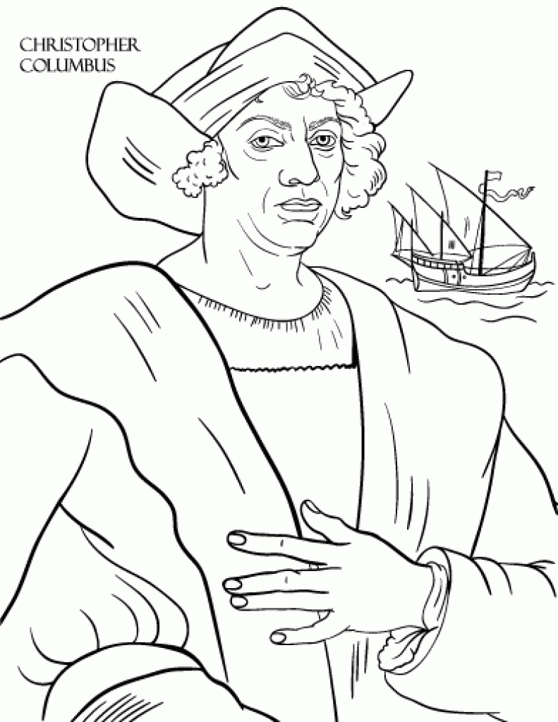 Christopher Columbus Coloring Pages Coloring Books Christopher Columbus Coloring Page Books 9ncm Pages