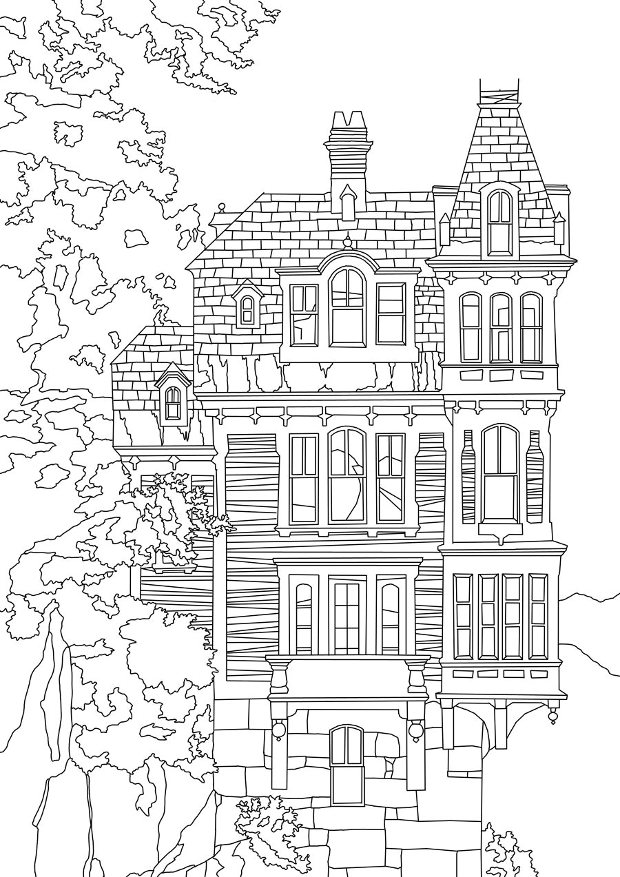 City Coloring Page City Coloring Pages Telematik Institut