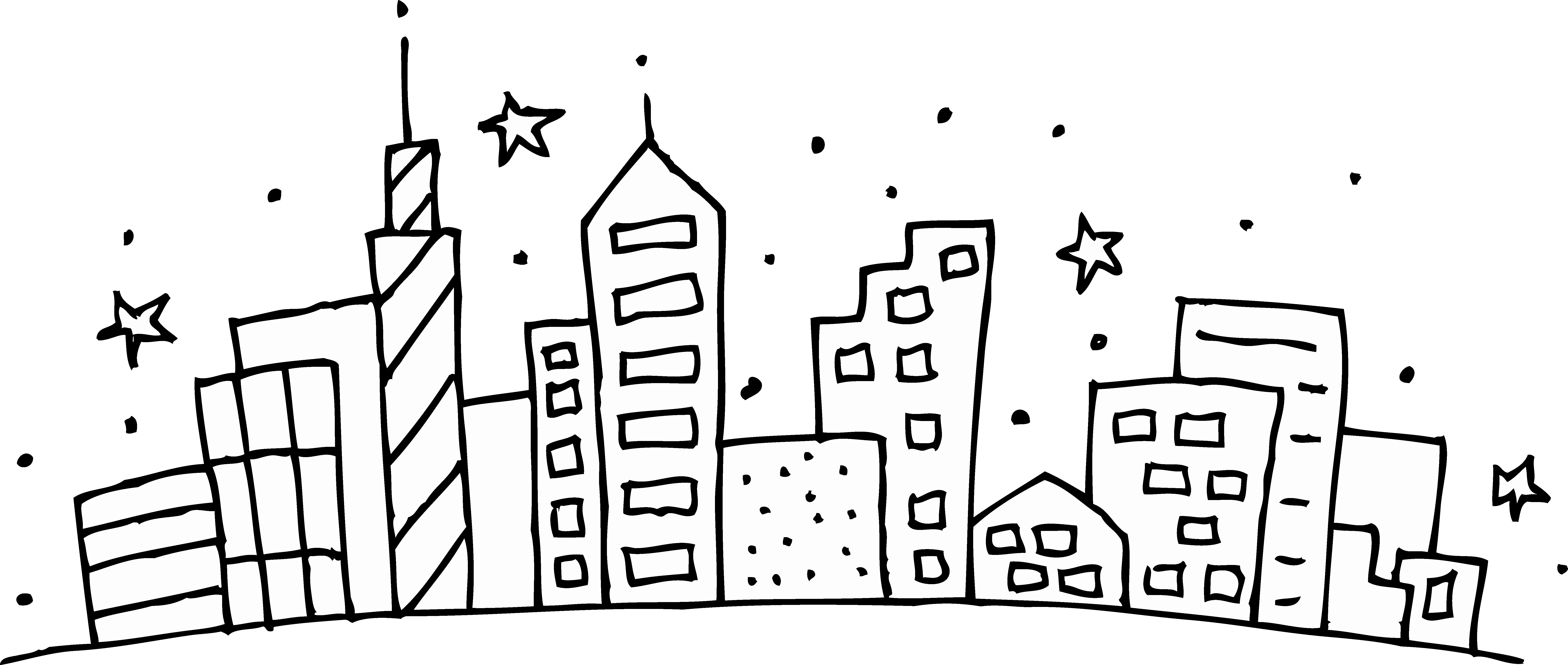 City Coloring Page Collection Of Free Cities Clipart Coloring Page Download On Ui Ex
