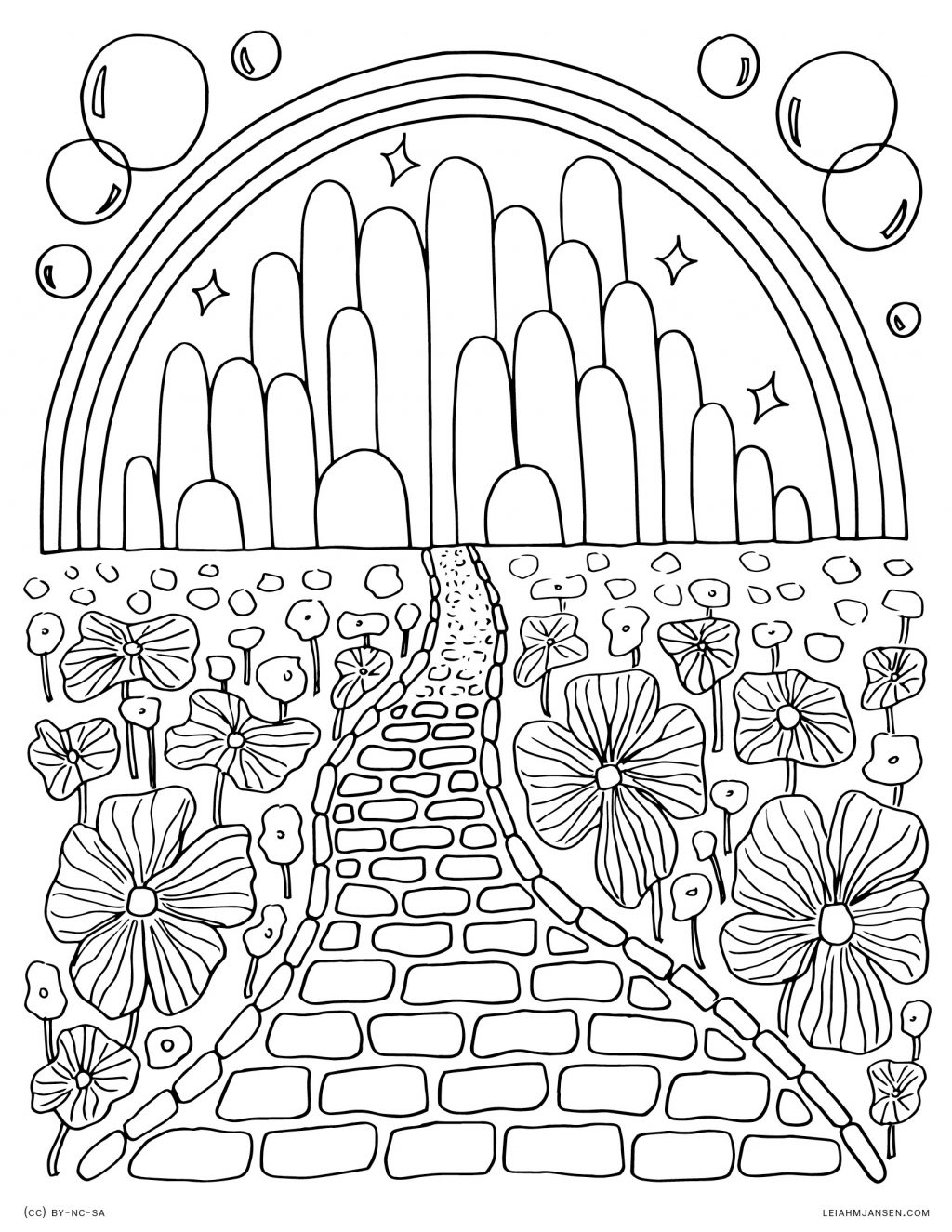 City Coloring Page Coloring Ideas Winsome Inspiration Emerald City Coloring Page