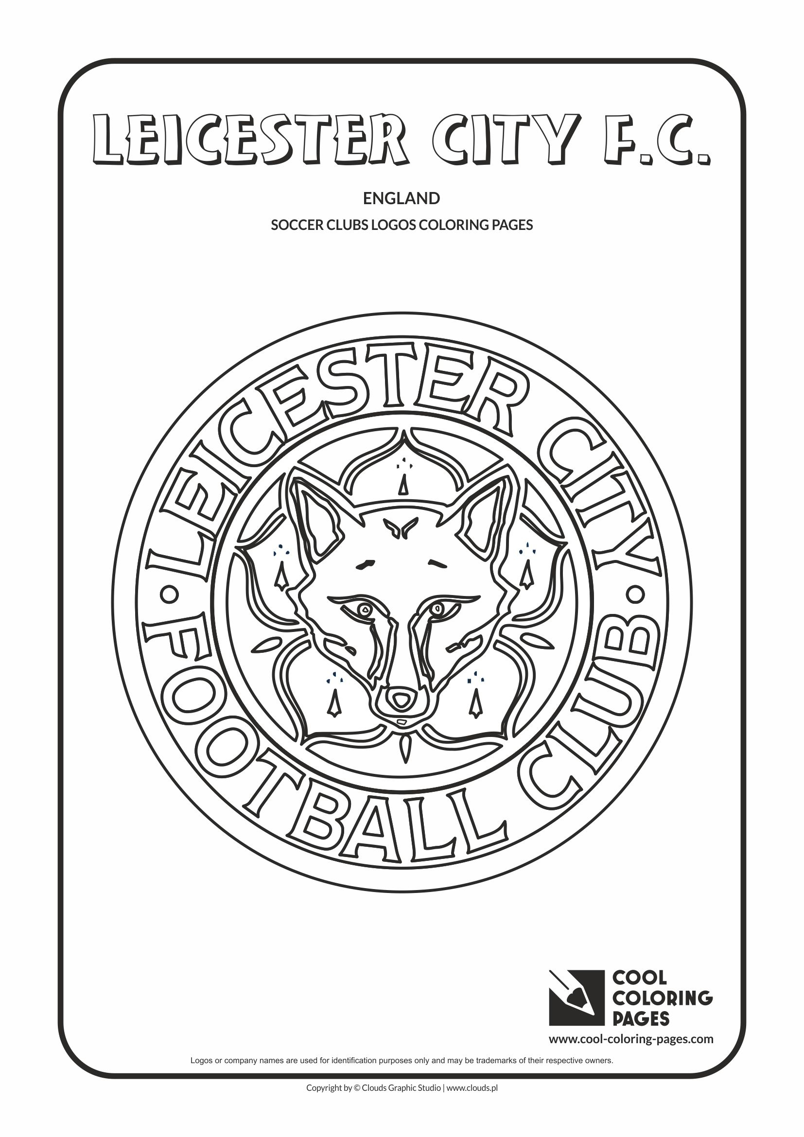 City Coloring Page Cool Coloring Pages Leicester City Fc Logo Coloring Page Cool