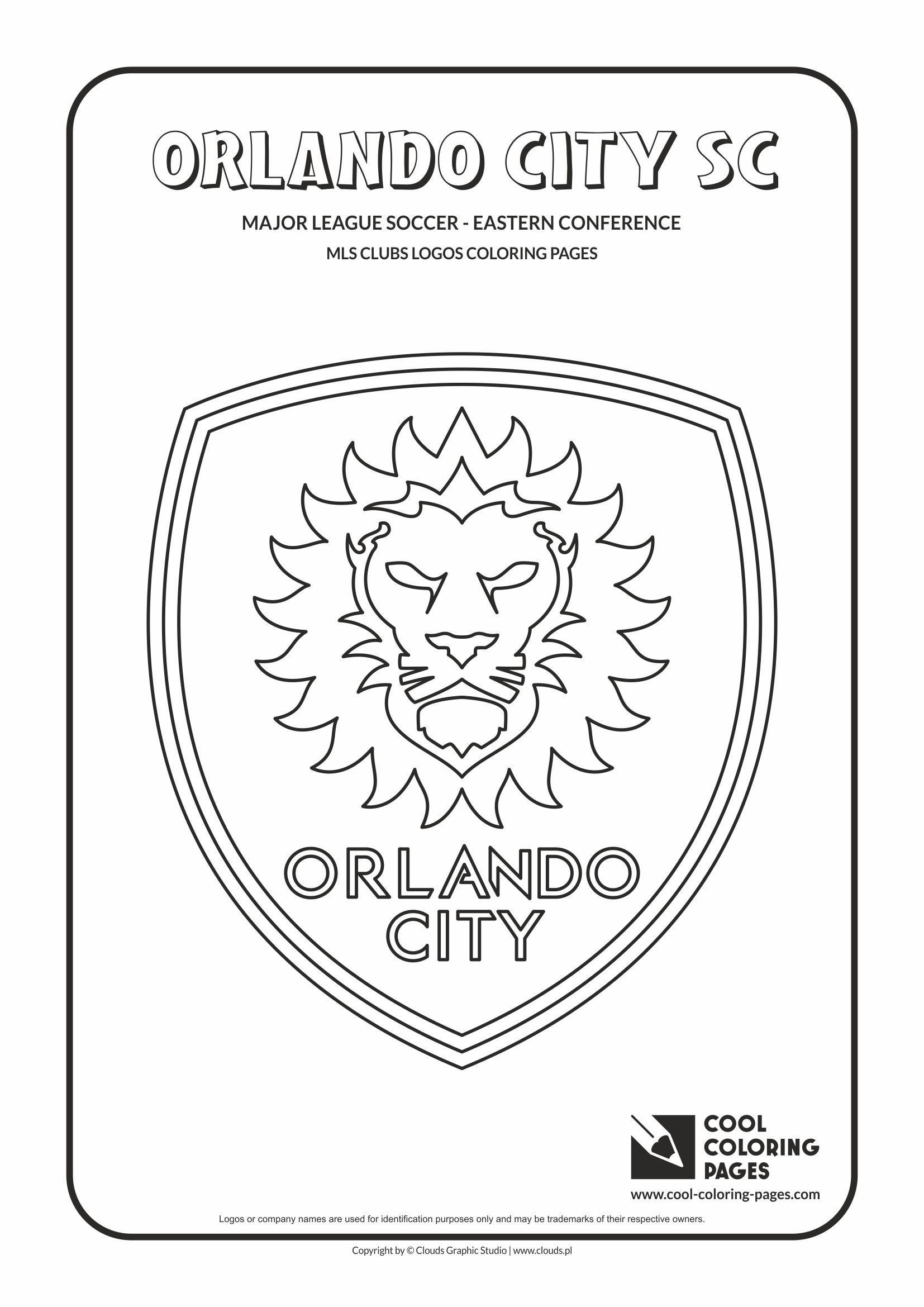 City Coloring Page Cool Coloring Pages Orlando City Sc Logo Coloring Pages Cool