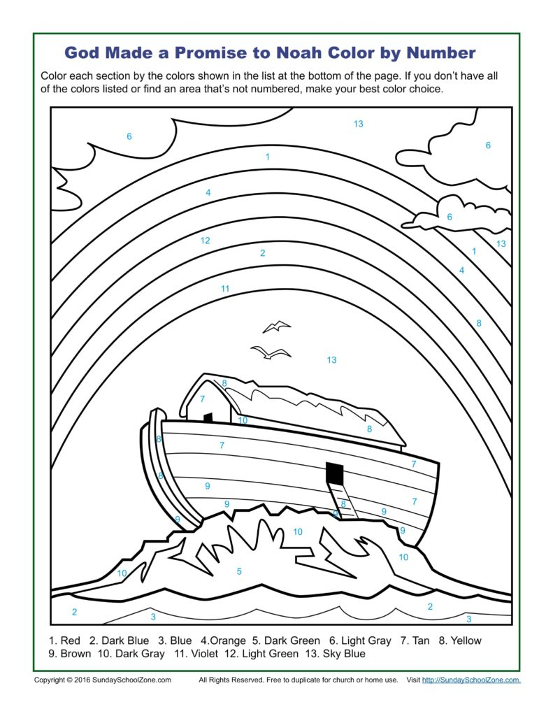 Color Orange Coloring Pages Coloring Color Number Bible Coloring Pages On Sunday School