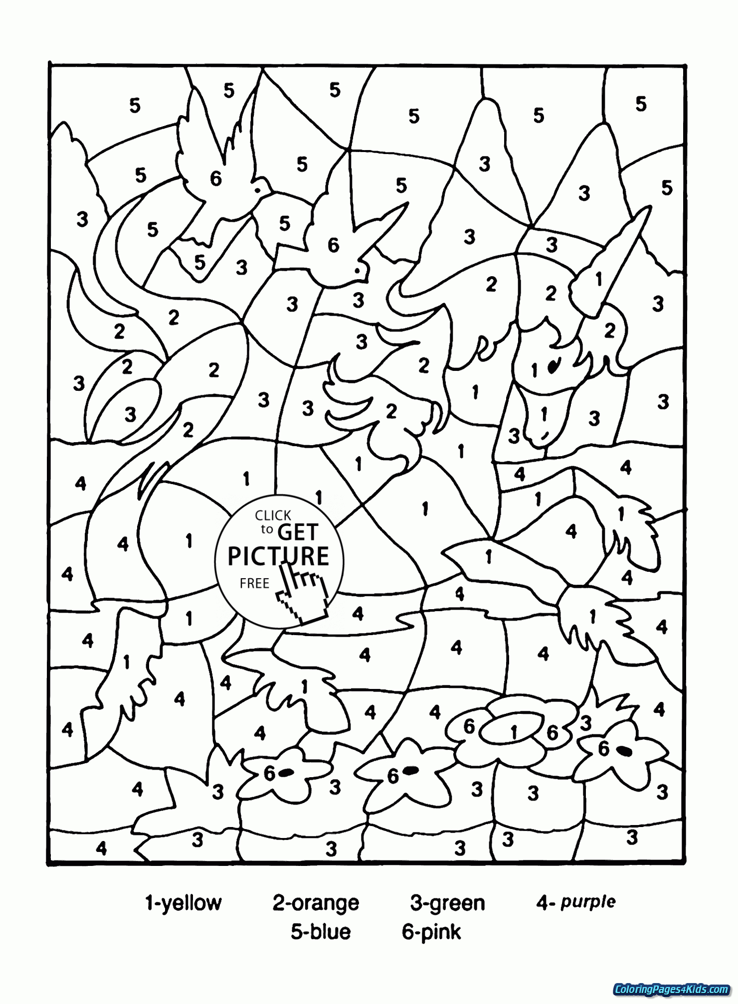 Color Orange Coloring Pages Really Hard Color Number Coloring Pages Free Printable Coloring