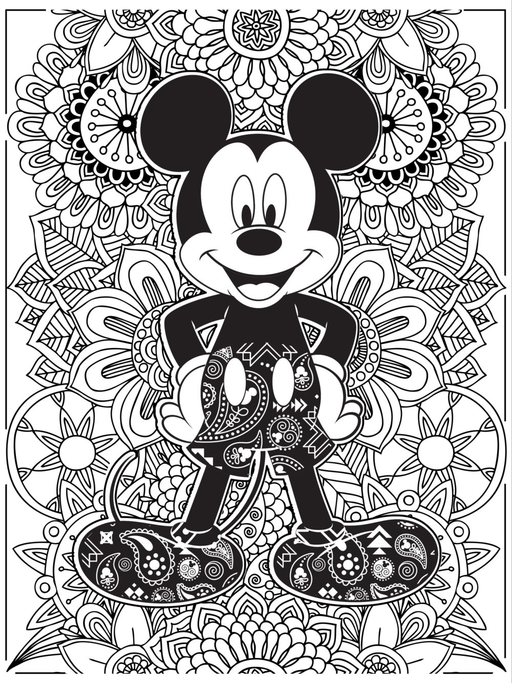 Coloring Disney Pages Celebrate National Coloring Book Day With Disney Style