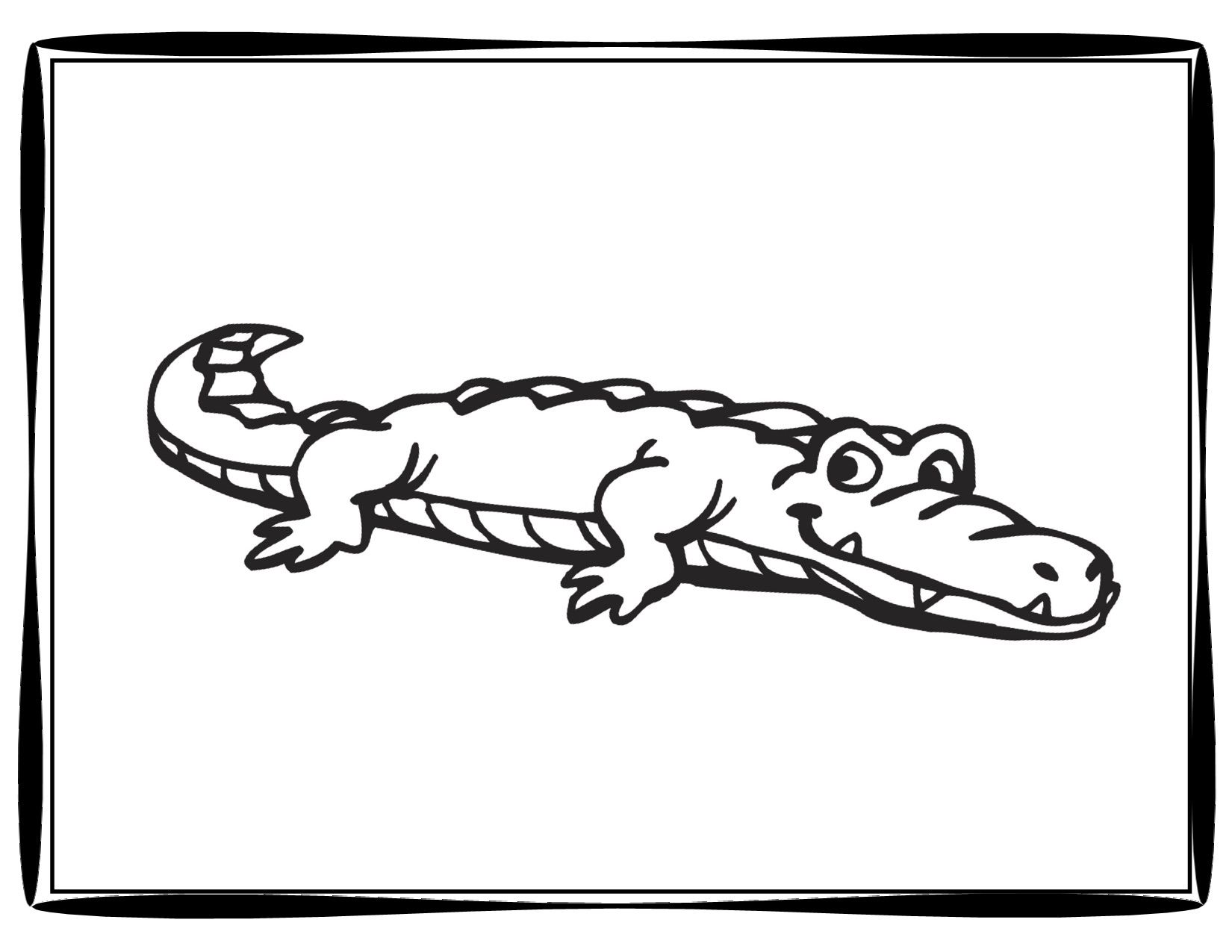 Coloring Page Alligator Alligator Coloring Pages