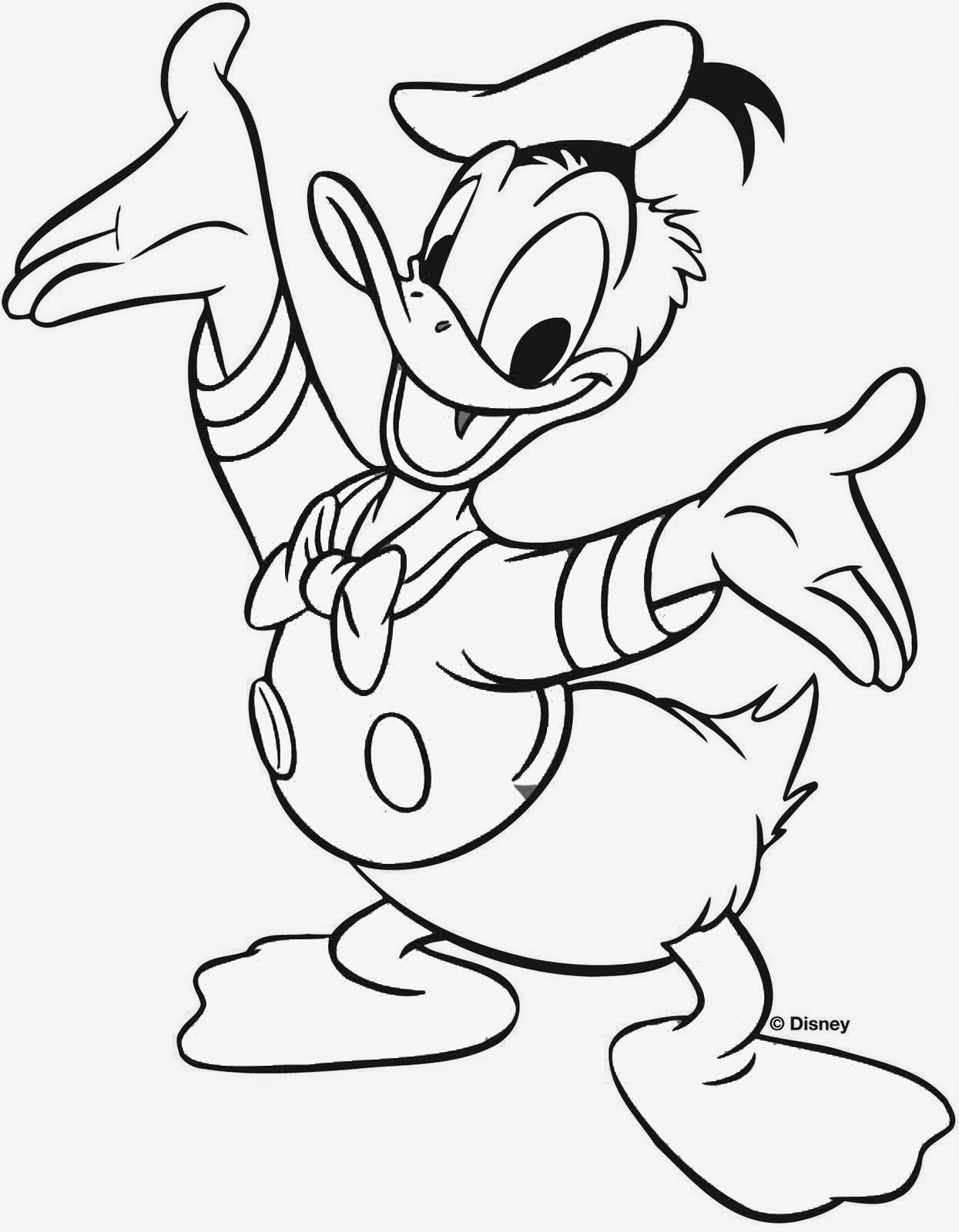 Coloring Page Duck Donald Duck Coloring Pages Donald Duck Coloring Page Komplexmittel