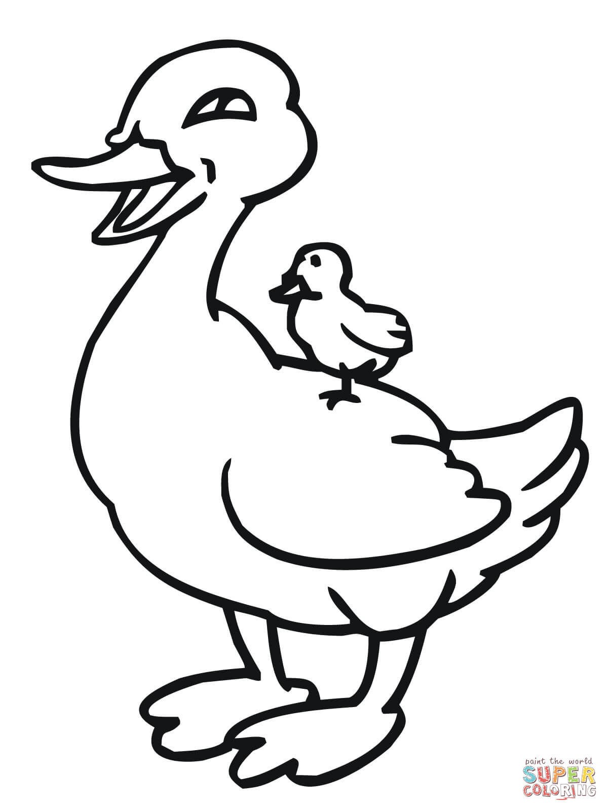 Coloring Page Duck Ducks Coloring Pages Free Coloring Pages