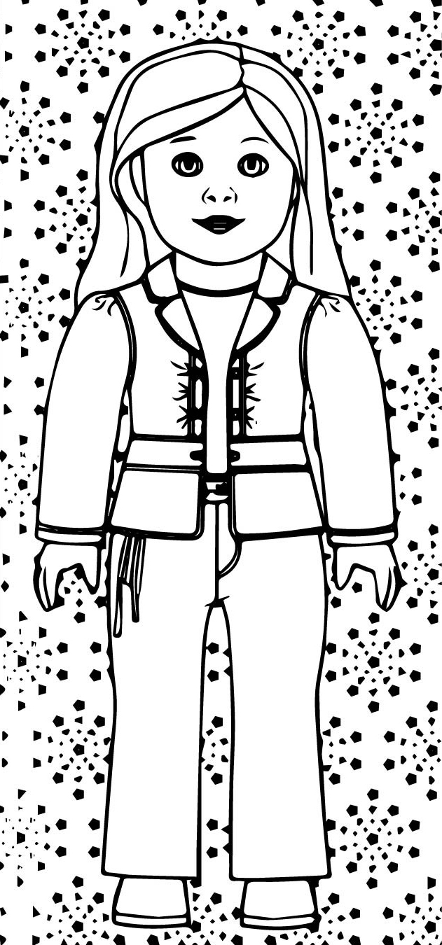 Coloring Page Girl American Girl Coloring Pages Best Coloring Pages For Kids