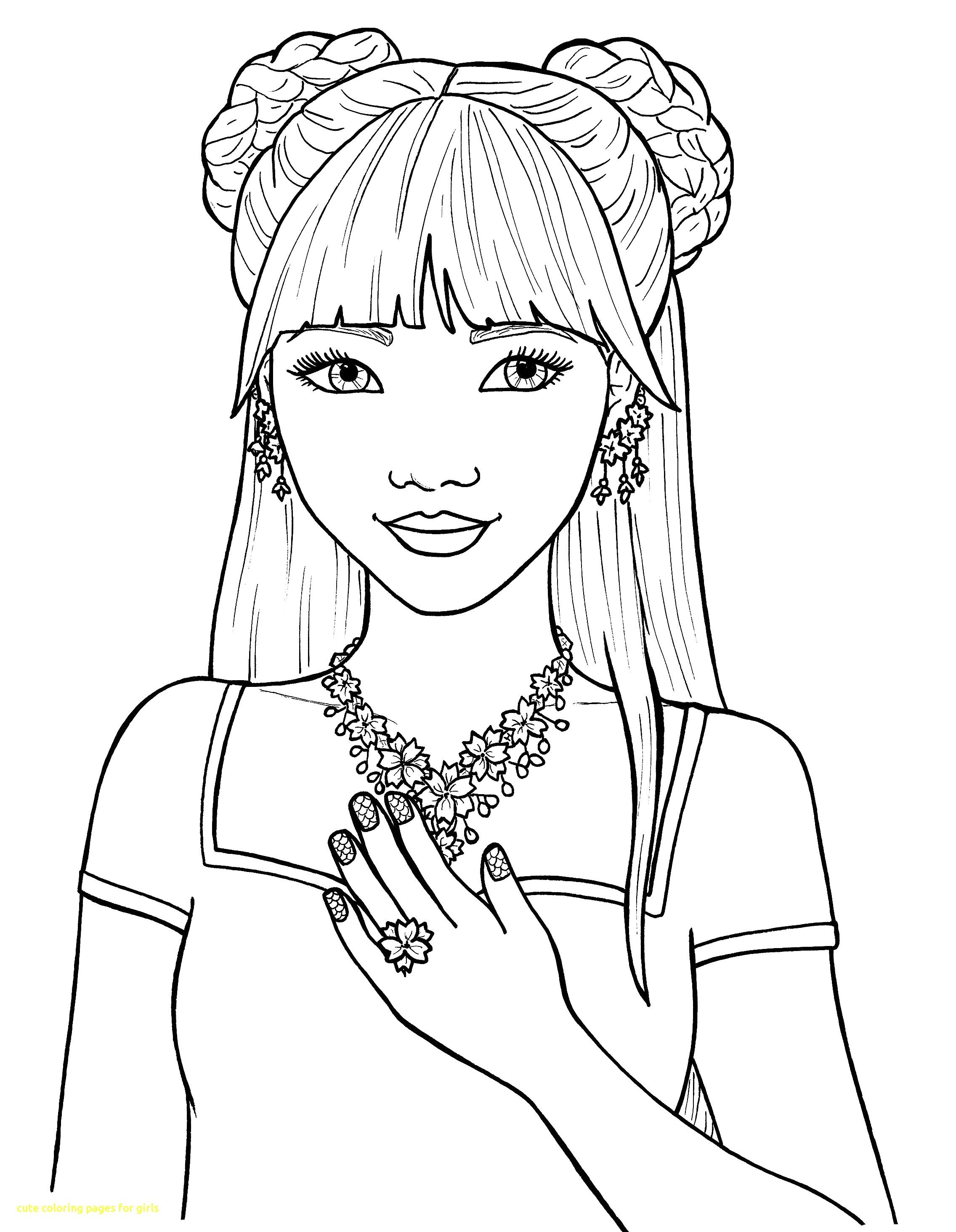Coloring Page Girl Coloring Pages Coloring Pages Cute For Girls With Of Inside Teens