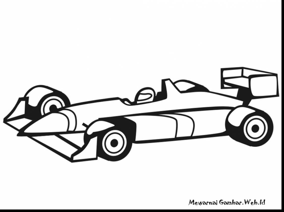 Coloring Page Of A Race Car Formula And Race Car Coloring Pages Remarkable One Page With Best
