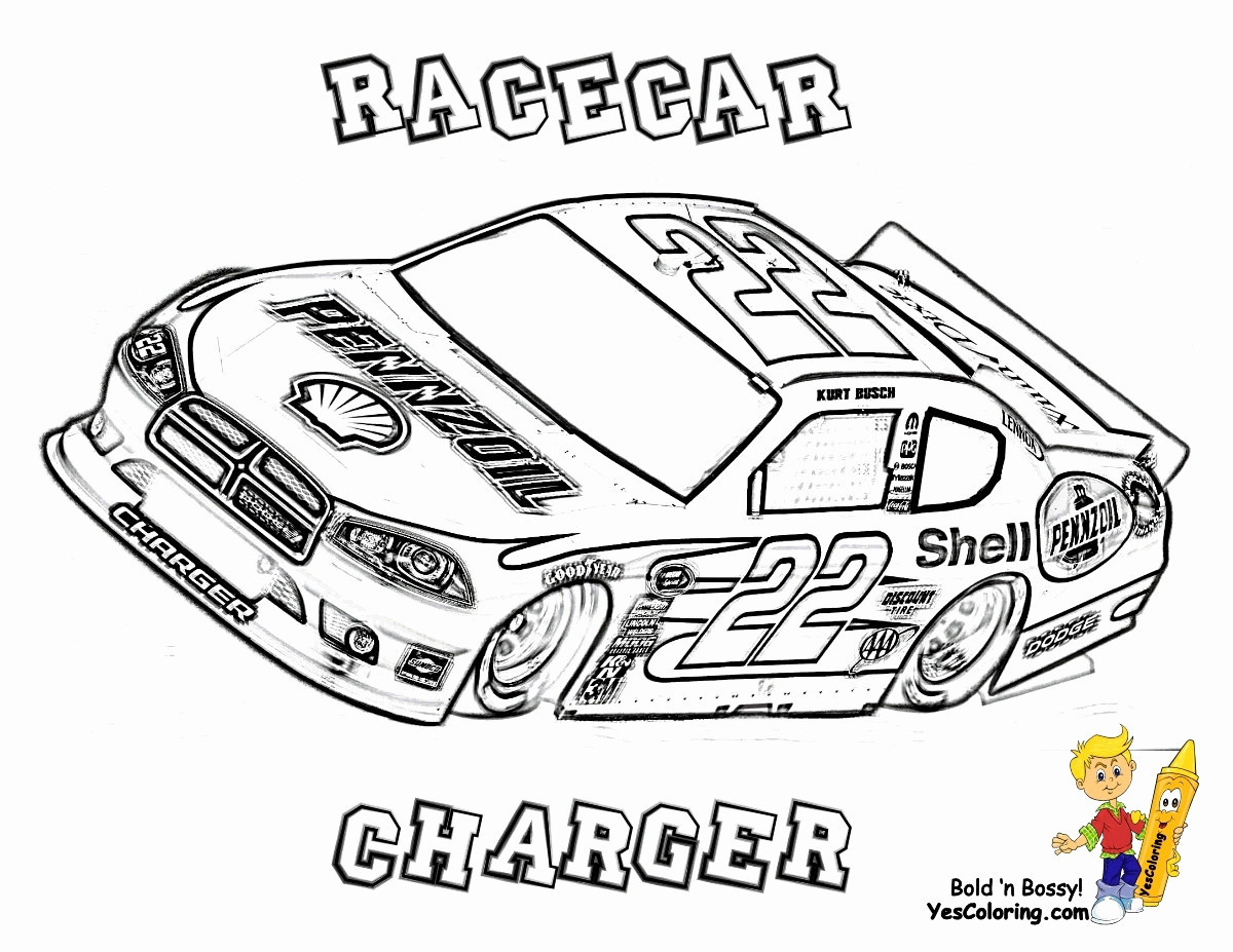 Coloring Page Of A Race Car Kyle Busch Coloring Pages Best Of Coloring Page Racing Car Coloring