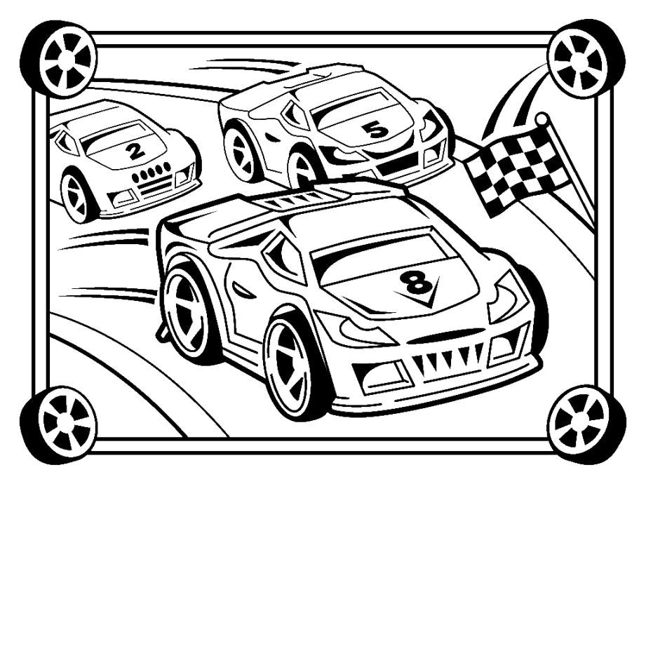 Coloring Page Of A Race Car Racecar Coloring Page Telematik Institut