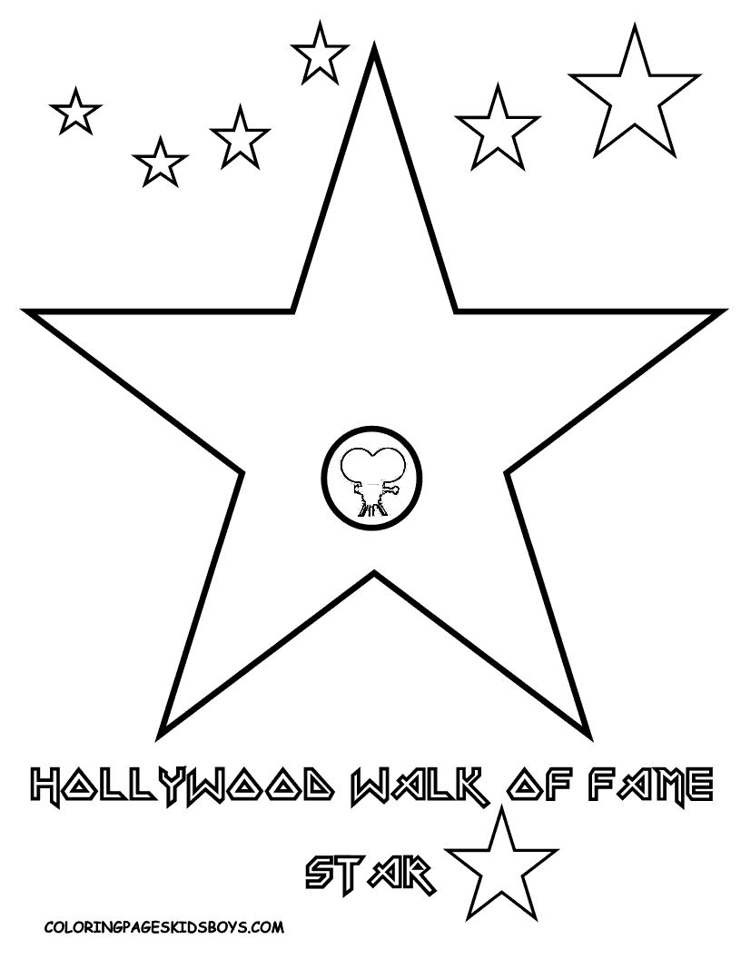 Coloring Page Of A Star Movie Star Coloring Page Brando Bogart Elvis Heston Newman Free