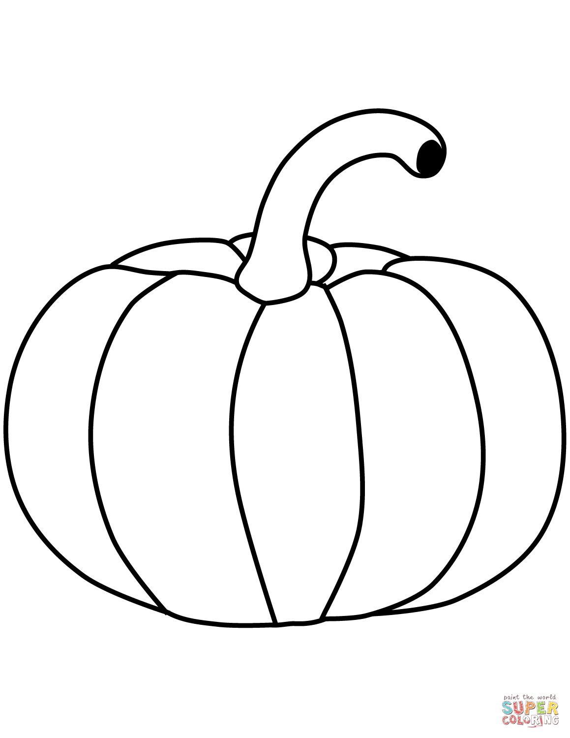 Coloring Page Of Pumpkin Pumpkins Coloring Pages Free Coloring Pages