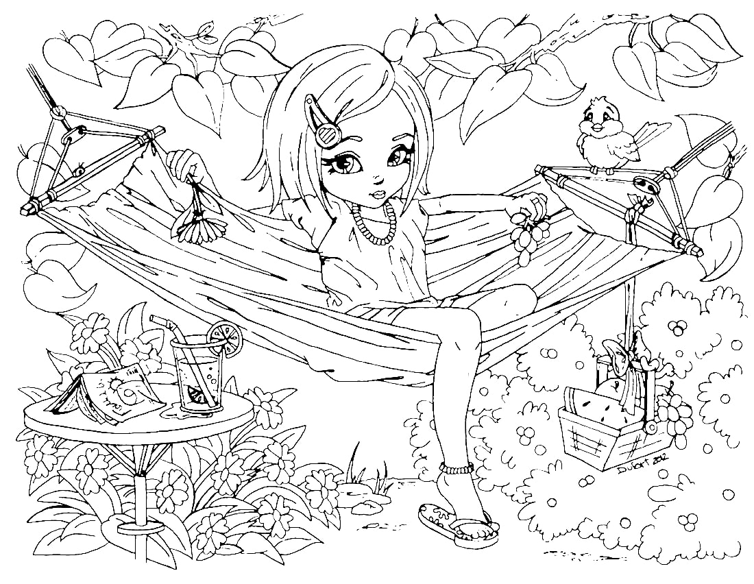 Coloring Pages For 10 Year Old Girls Complex Coloring Pages For 10 To 12 Year Old Girls Print Them For