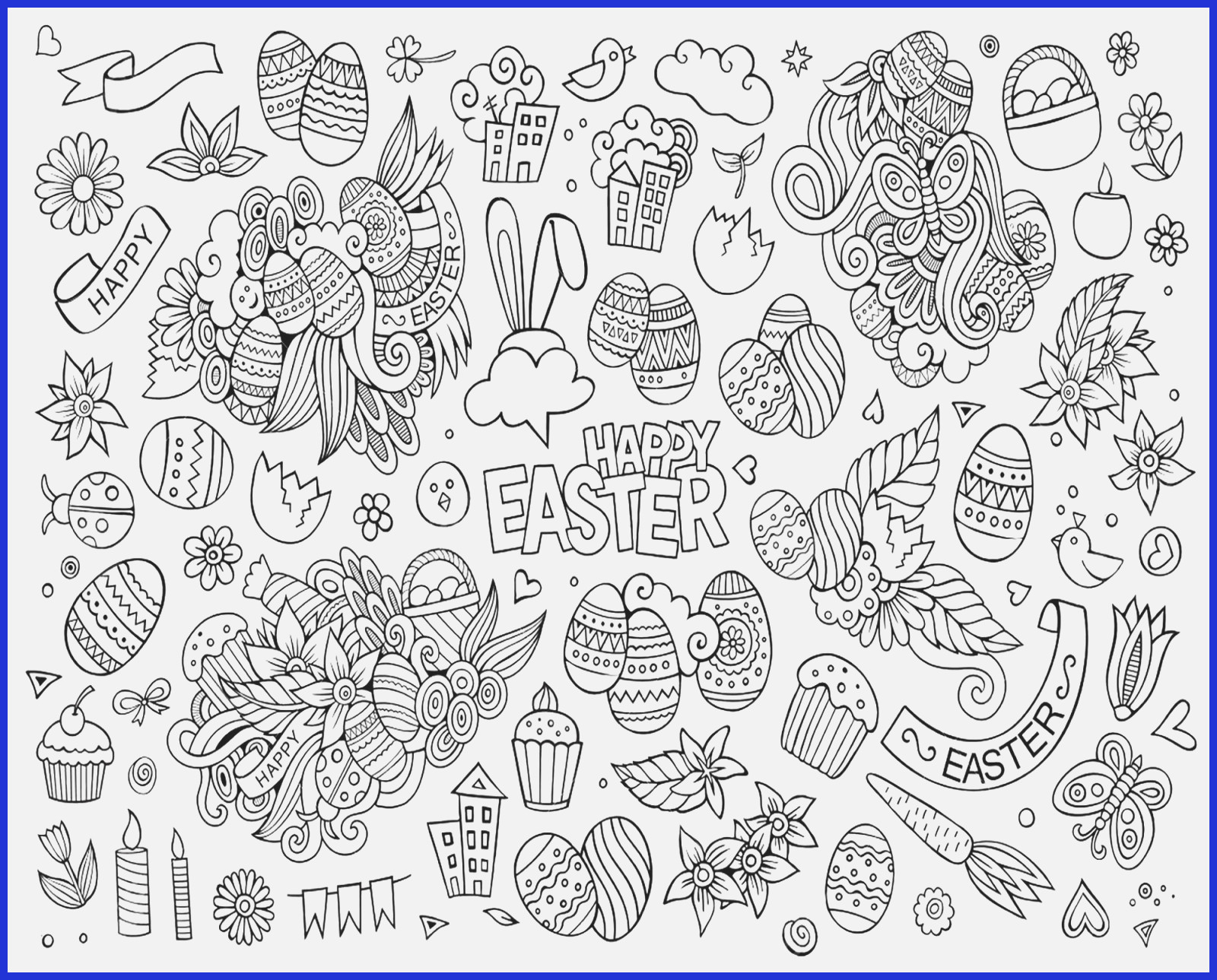 Coloring Pages For Adults Easter Easter Coloring Pages Free Wwwgsfl