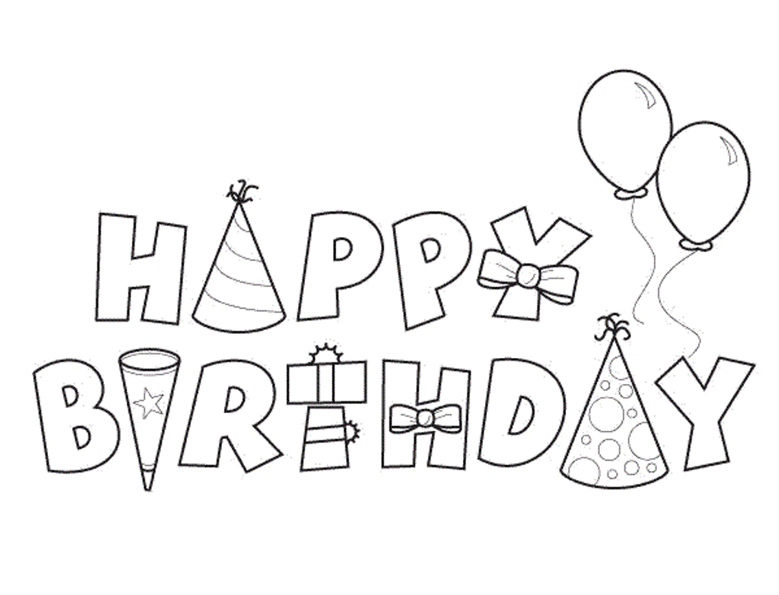 Coloring Pages For Birthday 27 Birthday Coloring Pages Collections Free Coloring Pages