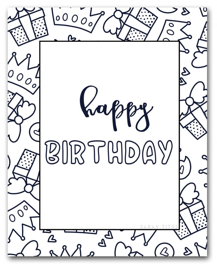 Coloring Pages For Birthday Coloring Freele Happy Birthday Coloring Pages For Mom And Kids