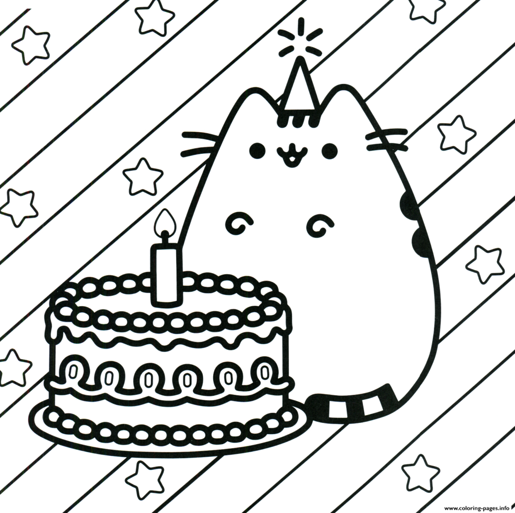 Coloring Pages For Birthday Coloring Printable Birthday Coloring Pages Photo Inspirations