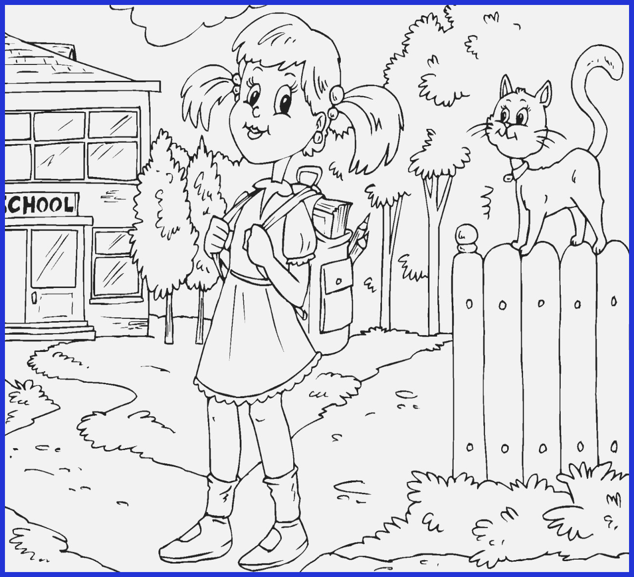 Coloring Pages For Elementary Students Back To School Coloring Sheet 28 Collection Of Elementary School