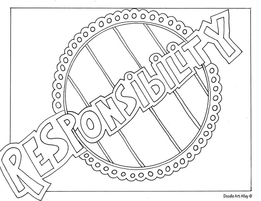 Coloring Pages For Elementary Students Word Coloring Pages Doodle Art Alley