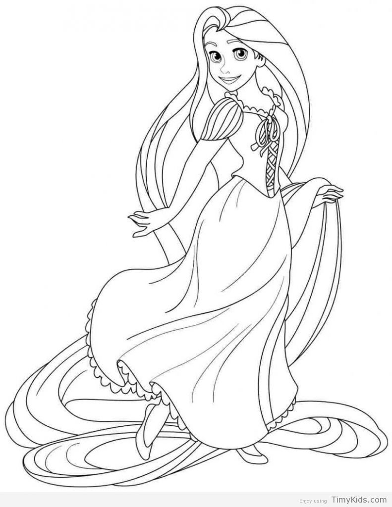 Coloring Pages For Girls Frozen Coloring Disneyncess Coloring Pages Rapunzel And Flynn Frozen Tont