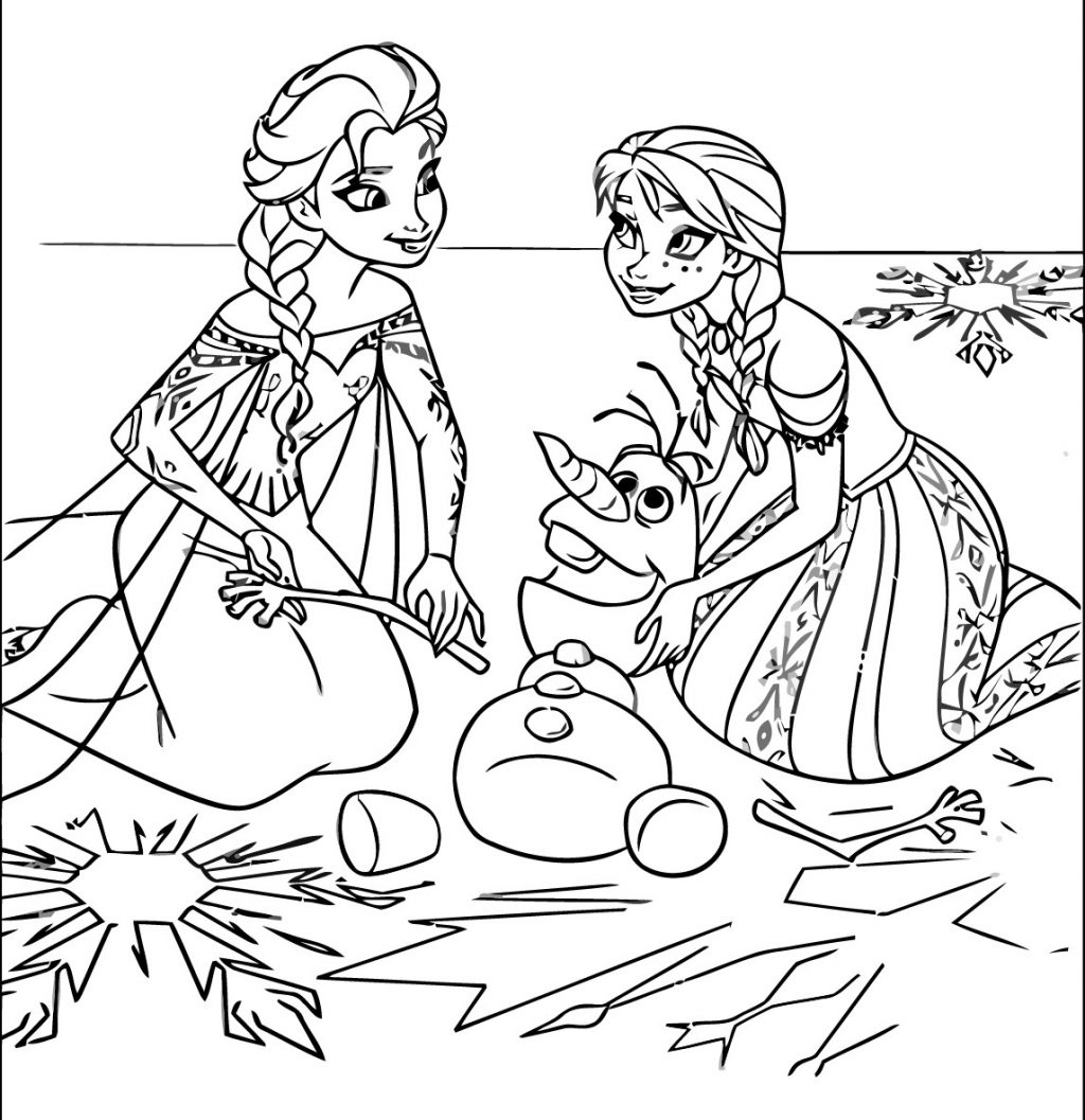 Coloring Pages For Girls Frozen Coloring Pages Exploit Anna And Elsa Coloring Pages Online For