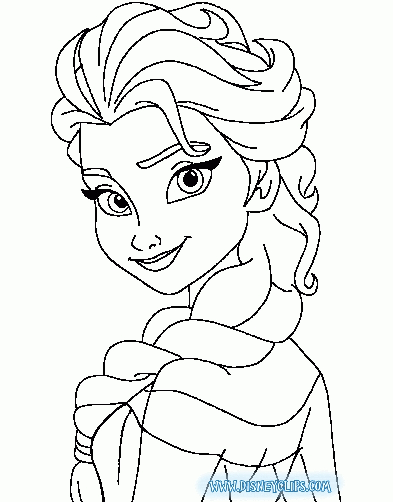 Coloring Pages For Girls Frozen Disney Frozen Coloring Pages For Girls Elsa