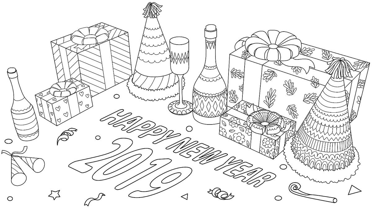 Coloring Pages For Kids To Print Out New Year January Coloring Pages Printable Fun To Help Kids