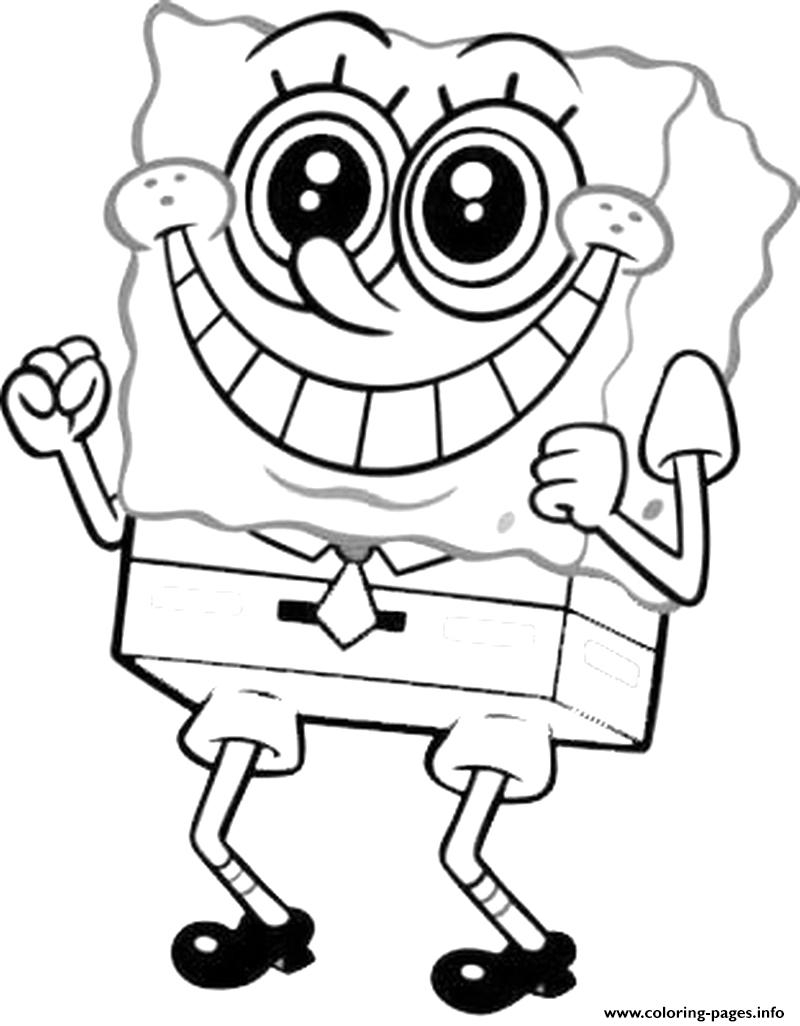 Coloring Pages For Kids To Print Out Spongebob Coloring Pages Free Download Best Spongebob Coloring