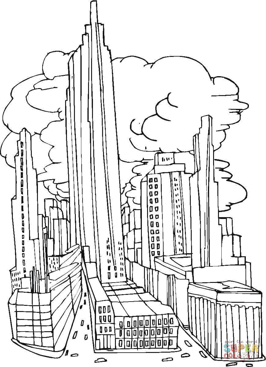 Coloring Pages For September Ny City Coloring Pages Elegant New York City Before September 11