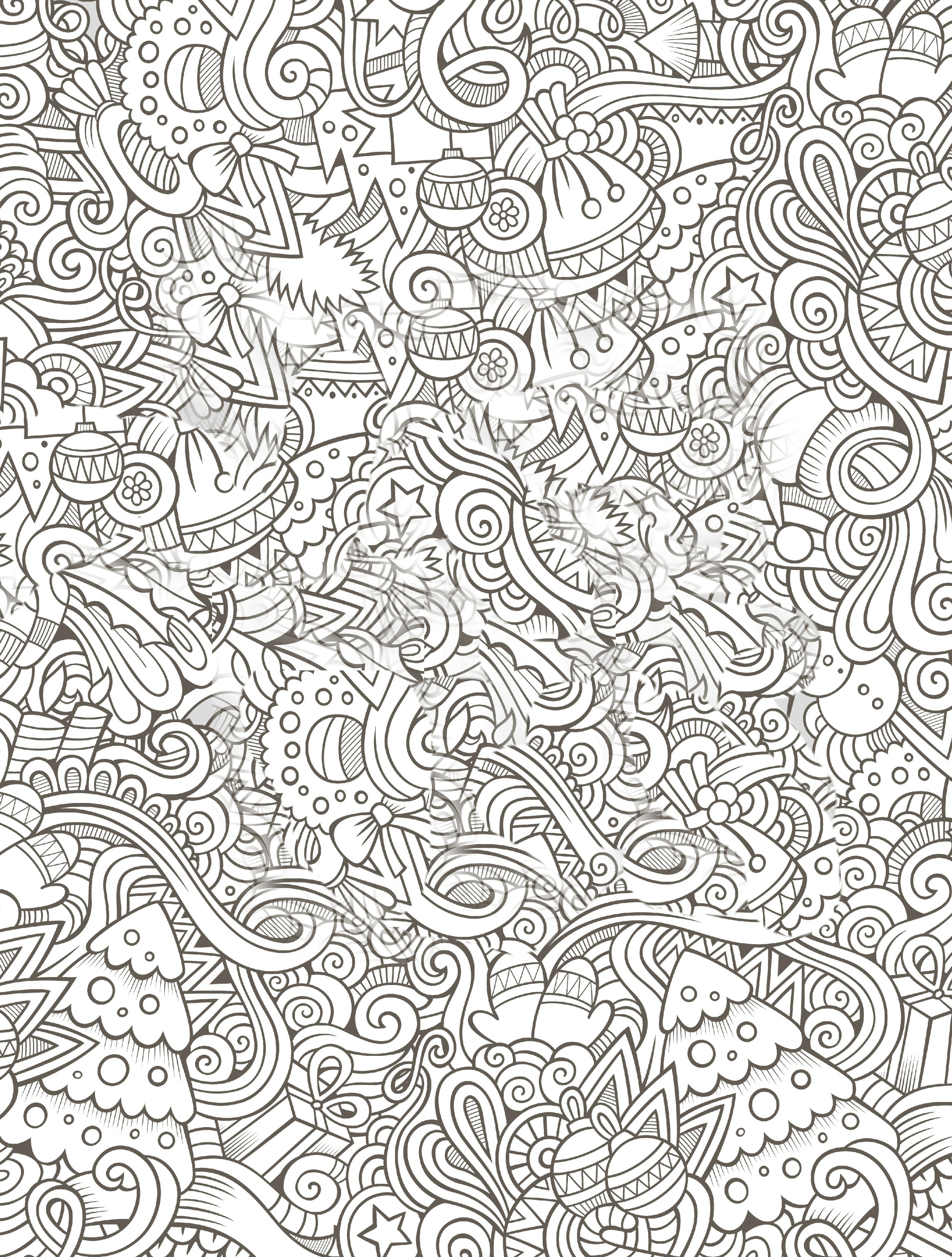 Coloring Pages Holiday 10 Free Printable Holiday Adult Coloring Pages